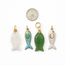 Crystal Fish Charm