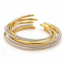 MIXED METAL NAUTICAL CUFF
