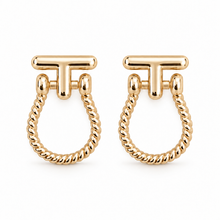 Horsebit Rope Earrings