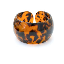 Tortoise Shell Cuff-brown