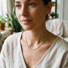 Super Dainty Choker Tennis Necklace Gold