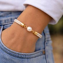 Pearl Girl Bracelet-double creeam
