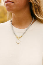 prepster dainty rope necklace- linen charm