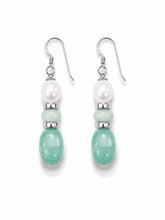Aventurine & Freshwater Pearl Drops