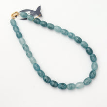 16"-18" recycled glass necklace