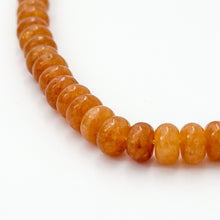 amber gemstone beaded necklace