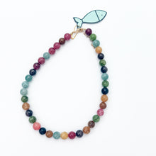rainbow beaeded necklace