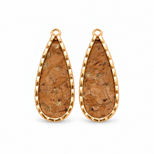 Cork Keel Tear Earrings