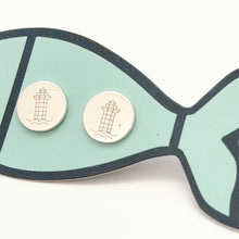 silver lighthouse studs