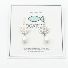 silver pearl dangles