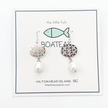 silver pearl dangles