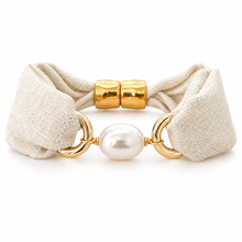 Linen Sheen Crew Cuff Bracelet