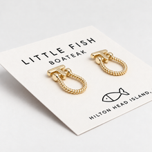 Horsebit Rope Earrings