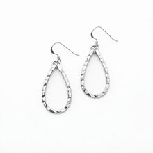 Class Sea Mini Keel Earrings – Silver Tiny Tear Drop Earrings