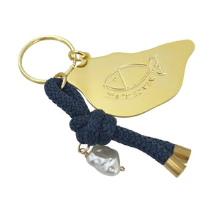 HHI keychain- navy