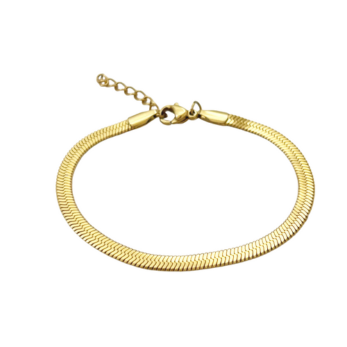 thick herringbone bracelet