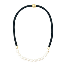 prepster dainty rope necklace- signature black