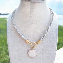 prepster dainty rope necklace- linen charm