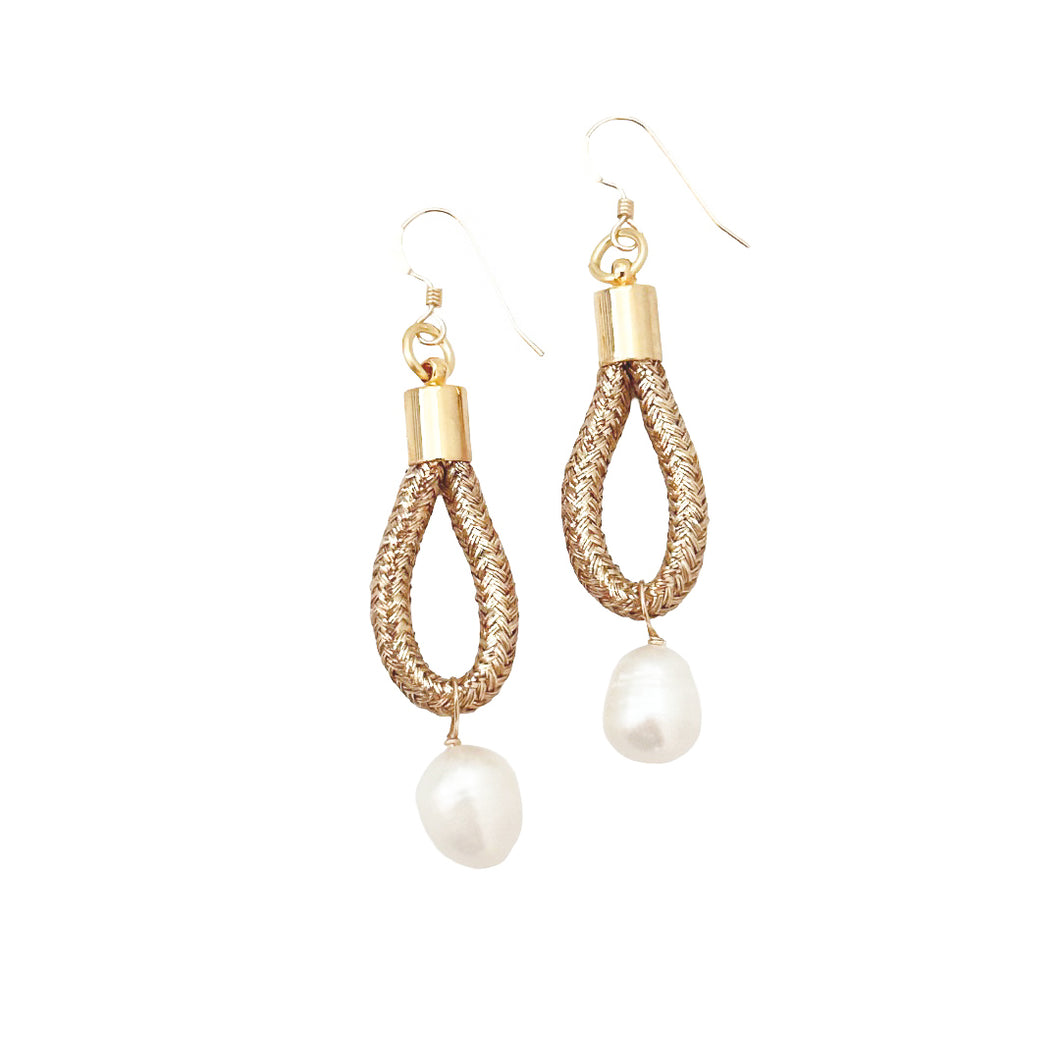 marlin hoops-rose gold