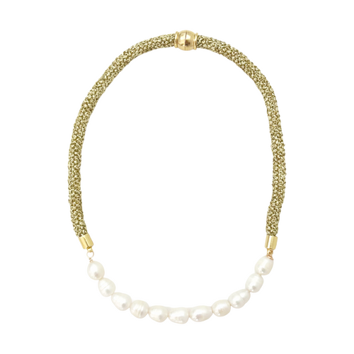 prepster dainty rope necklace- signature gold