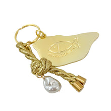 HHI keychain-gold twist