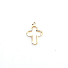 cross outline- BRACELET CHARM