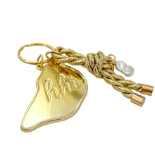 HHI keychain-gold twist
