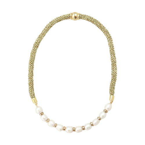prepster dainty rope necklace- southern gold