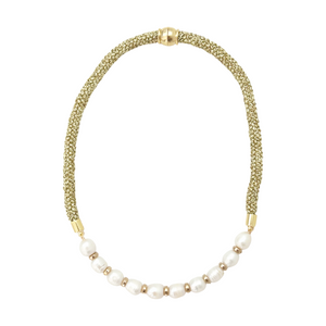 prepster dainty rope necklace- southern gold