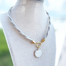 prepster dainty rope necklace- linen charm