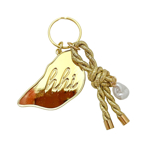 HHI keychain-gold twist