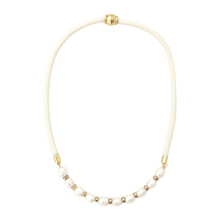prepster dainty rope necklace- southern cream