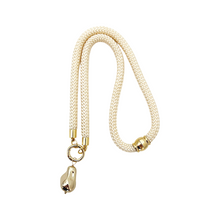 prepster dainty rope necklace- cream charm