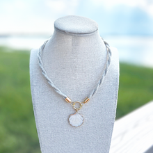 prepster dainty rope necklace- linen charm