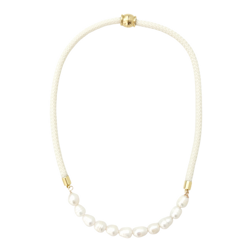 prepster dainty rope necklace- signature cream
