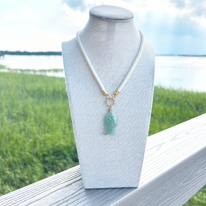 prepster dainty rope necklace- cream charm