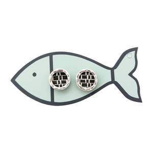 black links-silver