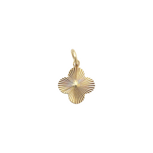 clover fan charm-BRACELET CHARM