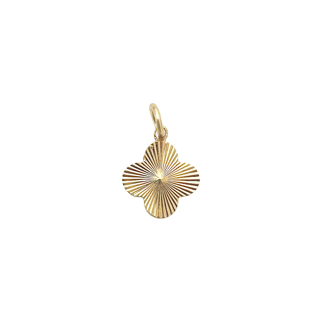 clover fan charm-BRACELET CHARM