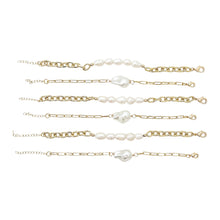 freshwater pearl chain bracelet