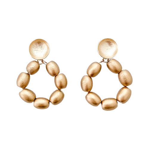 charleston rice hoops-small gold