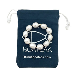 southern statement pearl beaded bracelet