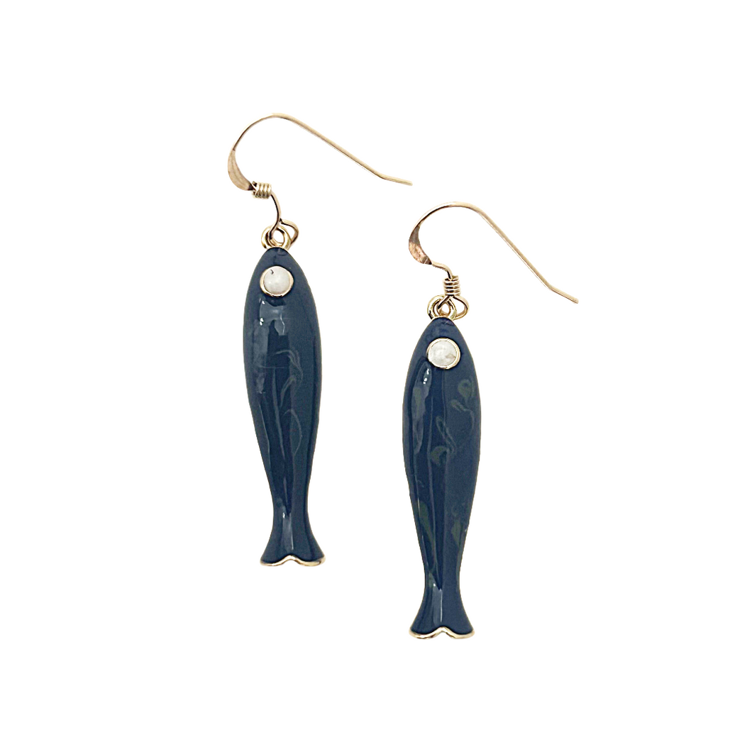 navy fish dangles