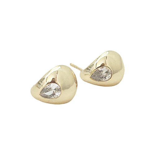 cz tiny tear hoops