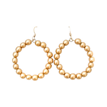 island girl beaded hoops-hooks/gold