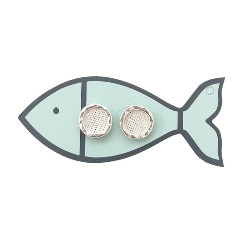 metallic linen- silver