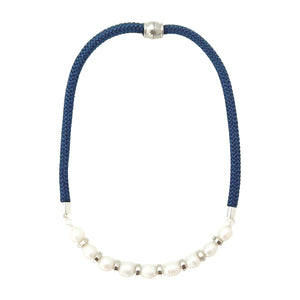 prepster dainty rope necklace- southern navy