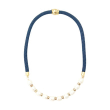 prepster dainty rope necklace- southern navy