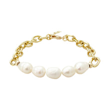 freshwater pearl chain bracelet