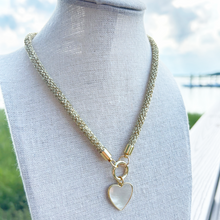 prepster dainty rope necklace- gold charm